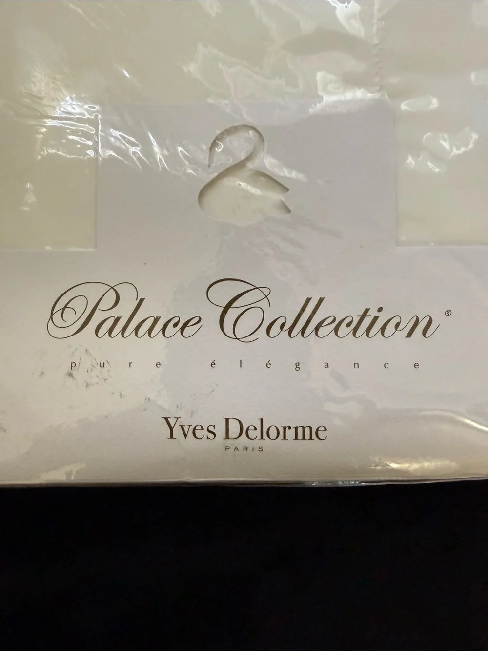 Yves Delorme Palace Roma Queen Duvet Cover Blanc 500TC Egyptian Cotton NWT